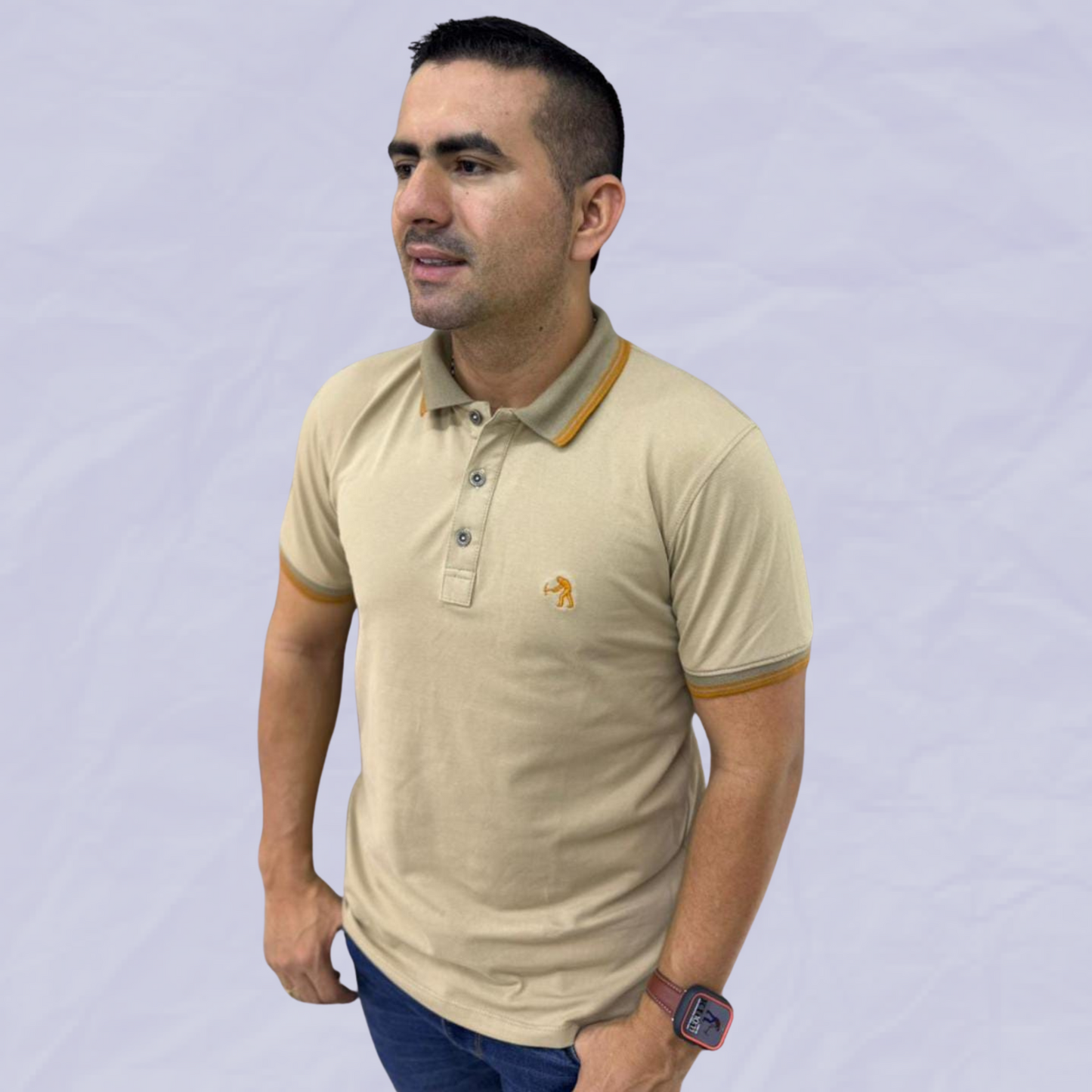 CAMISETA CUELLO HOMBRE - REF: 4542