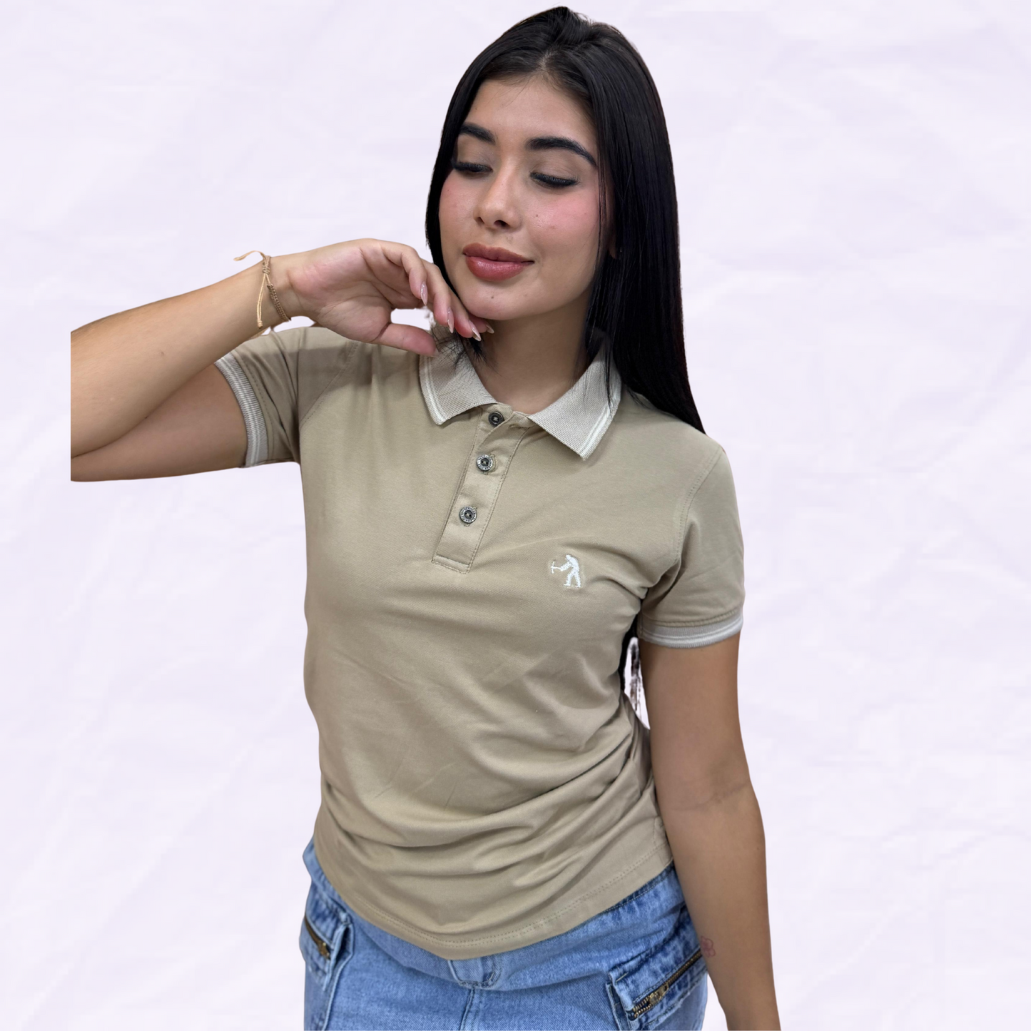 CAMISETA CUELLO DAMA - REF: 4559