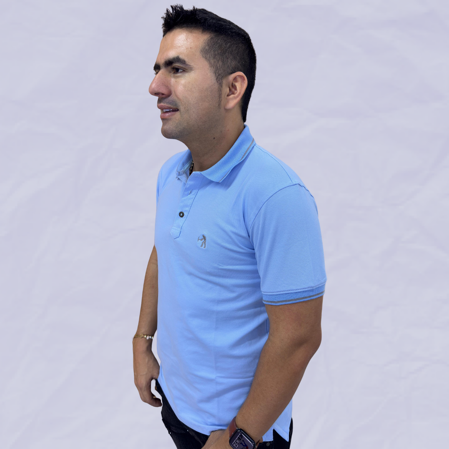 CAMISETA CON CUELLO HOMBRE - REF: 4573