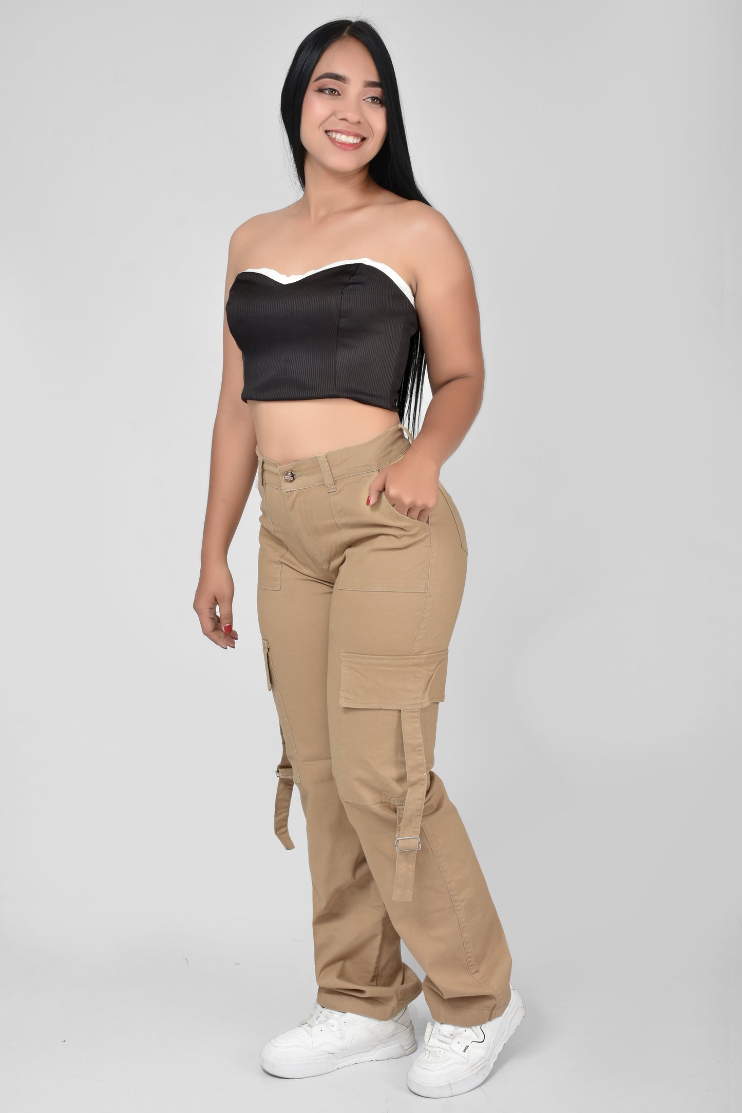 PANTALON CARGO CAQUI OSCURO - REF 70722