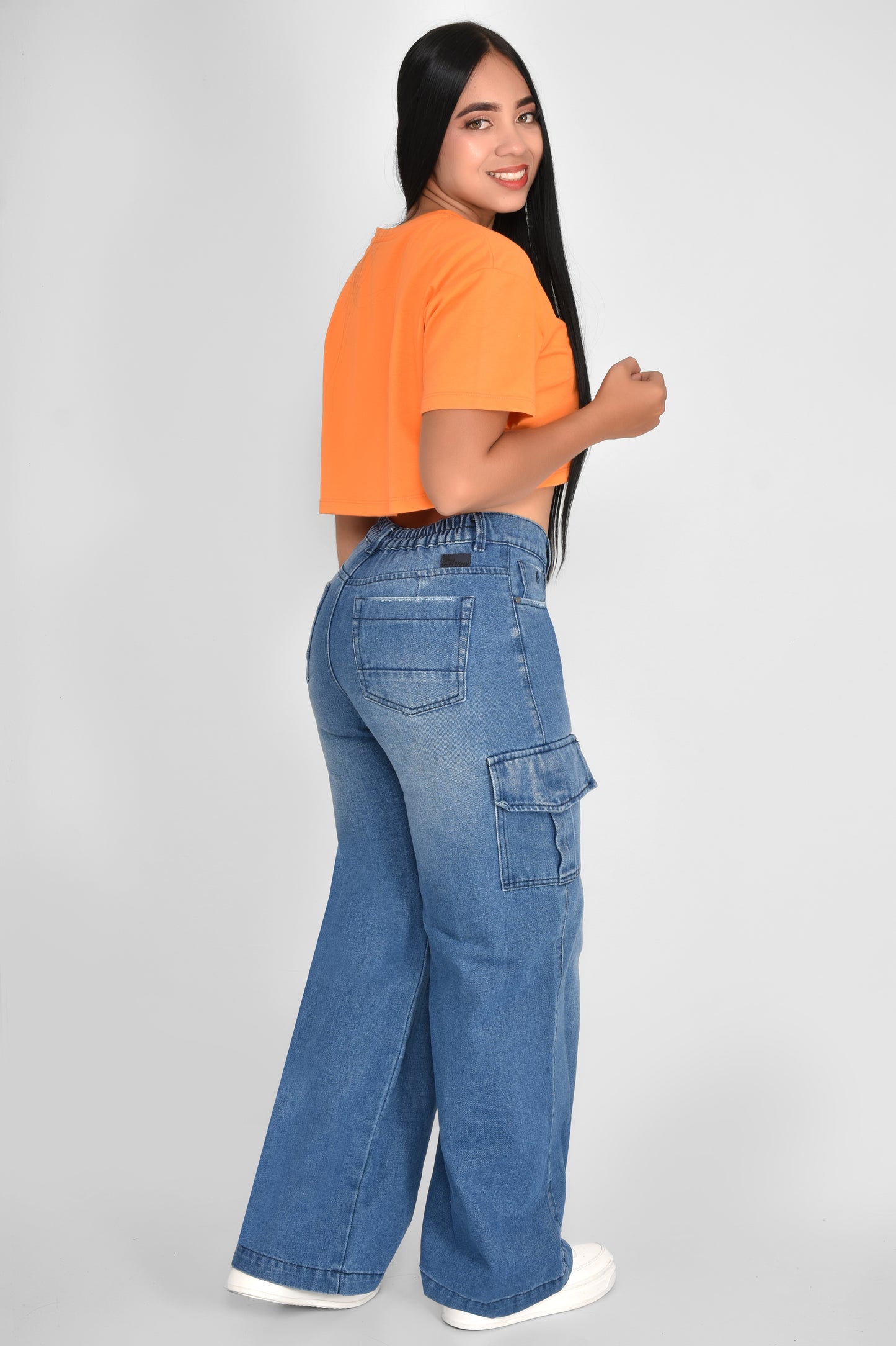 JEAN FLARED CARGO - 70738