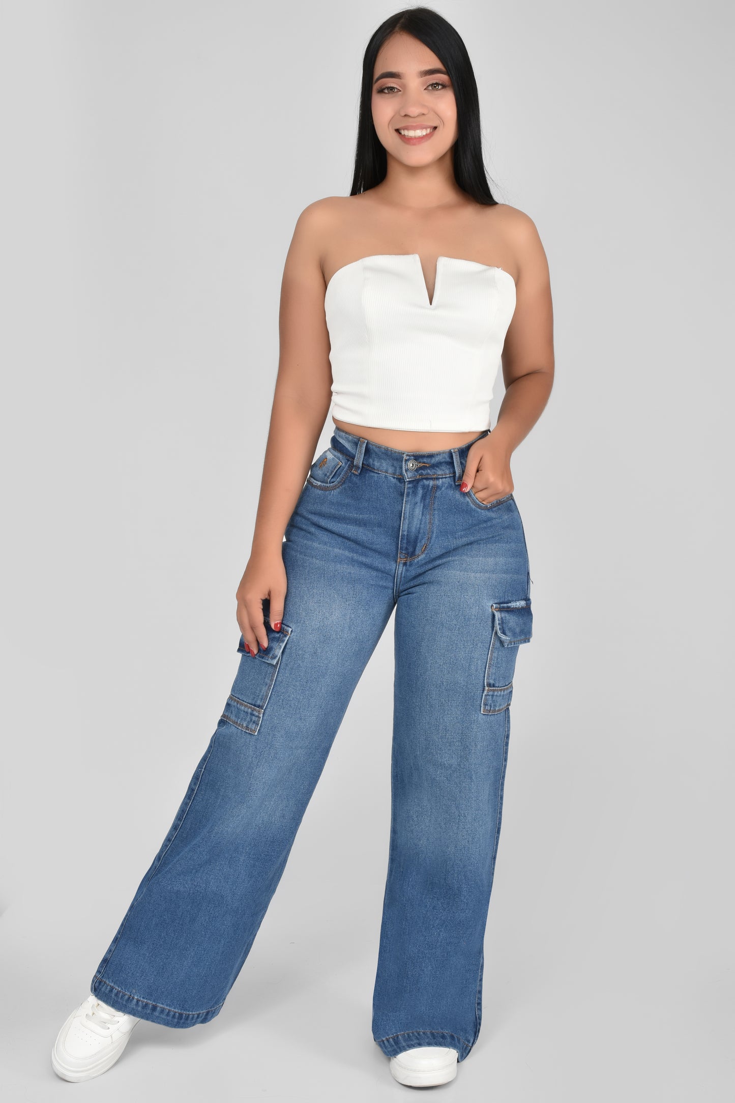 JEAN FLARED CARGO - 70739