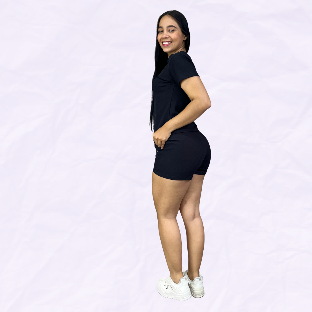 CONJUNTO STRECH - REF 4582 NEGRO