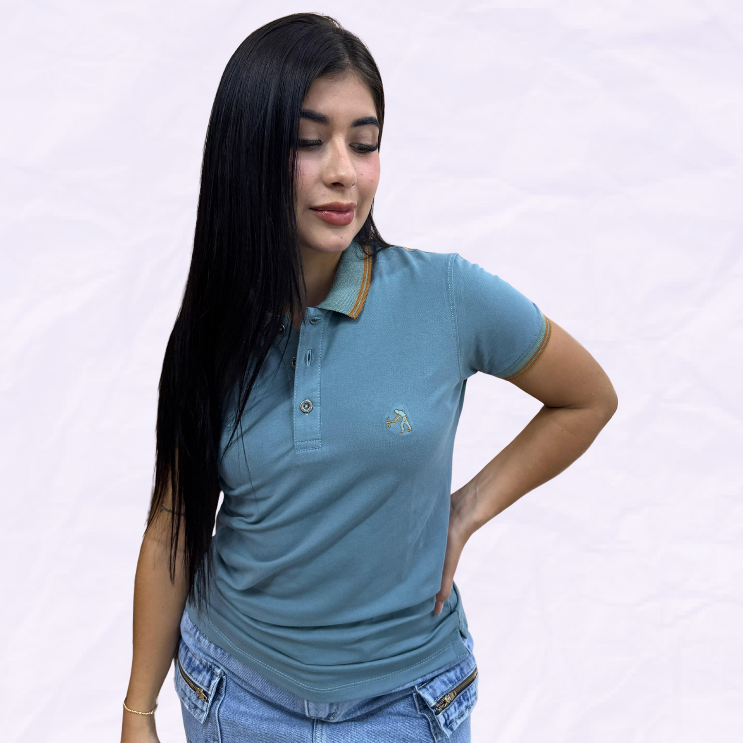 CAMISETA CUELLO DAMA - REF: 4559