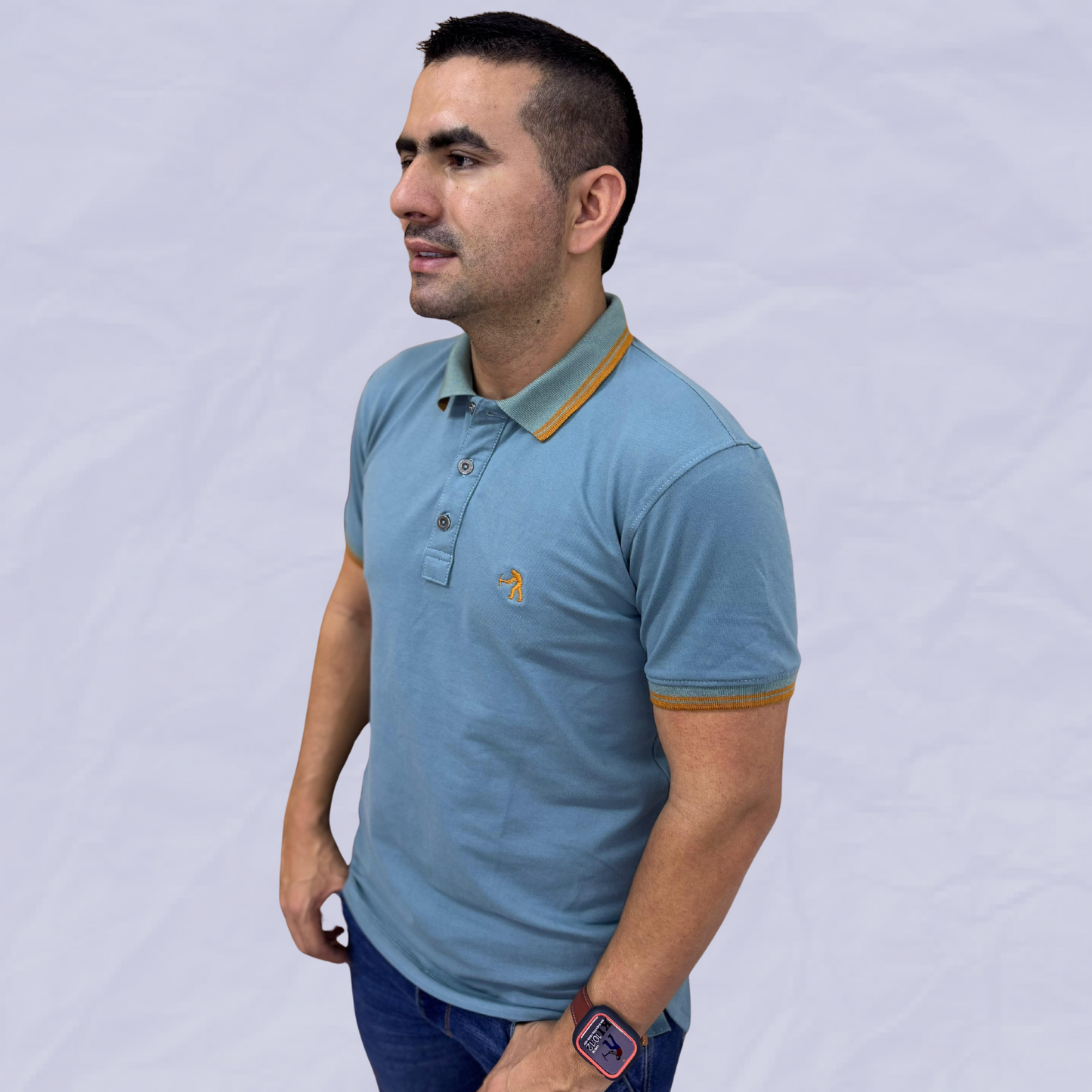 CAMISETA CUELLO HOMBRE - REF: 4542
