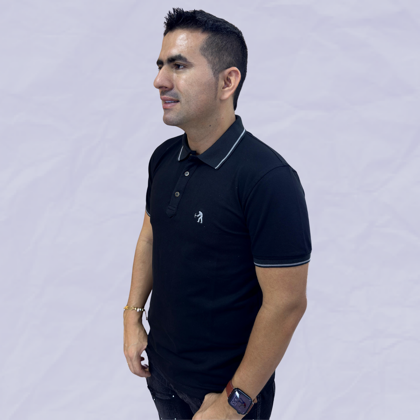 CAMISETA CON CUELLO HOMBRE - REF: 4573