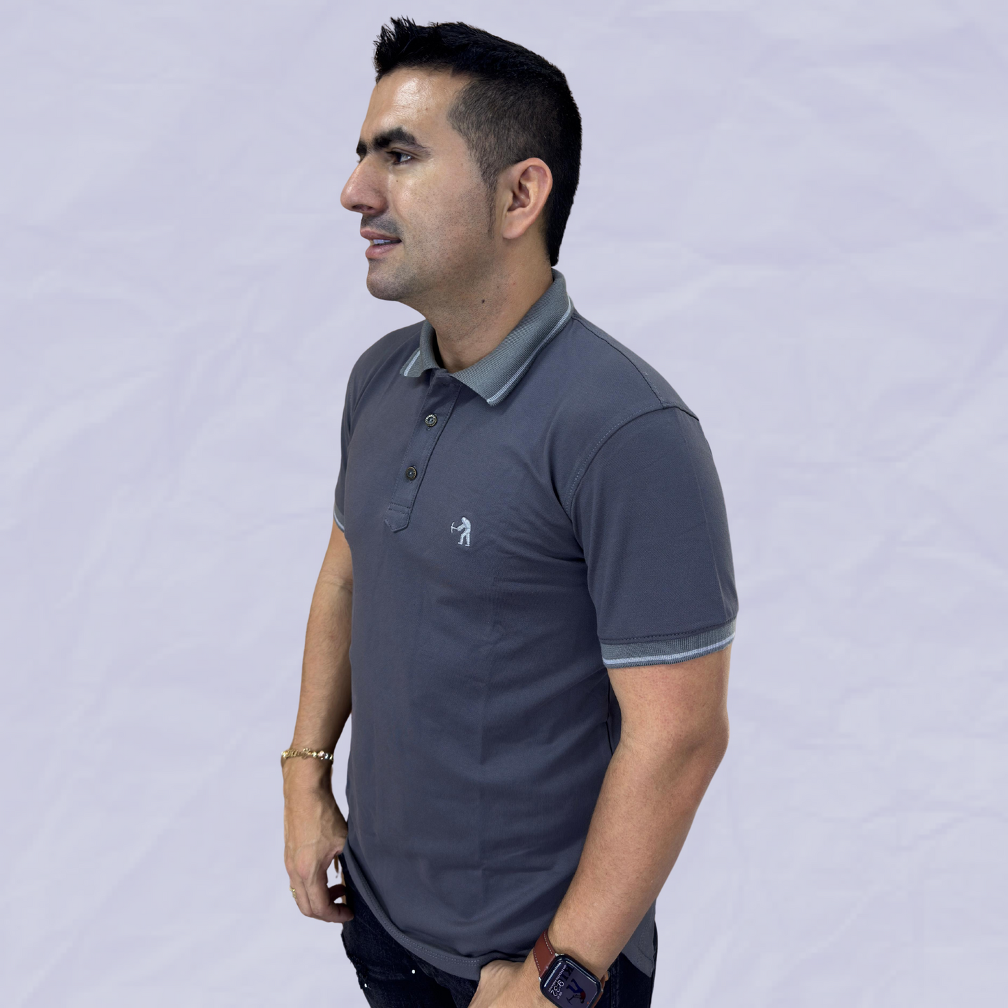 CAMISETA CON CUELLO HOMBRE - REF: 4573