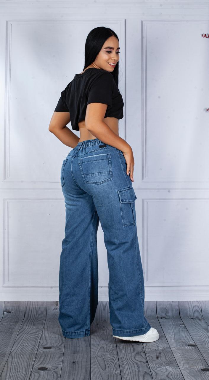 JEAN FLARED CARGO - 70738