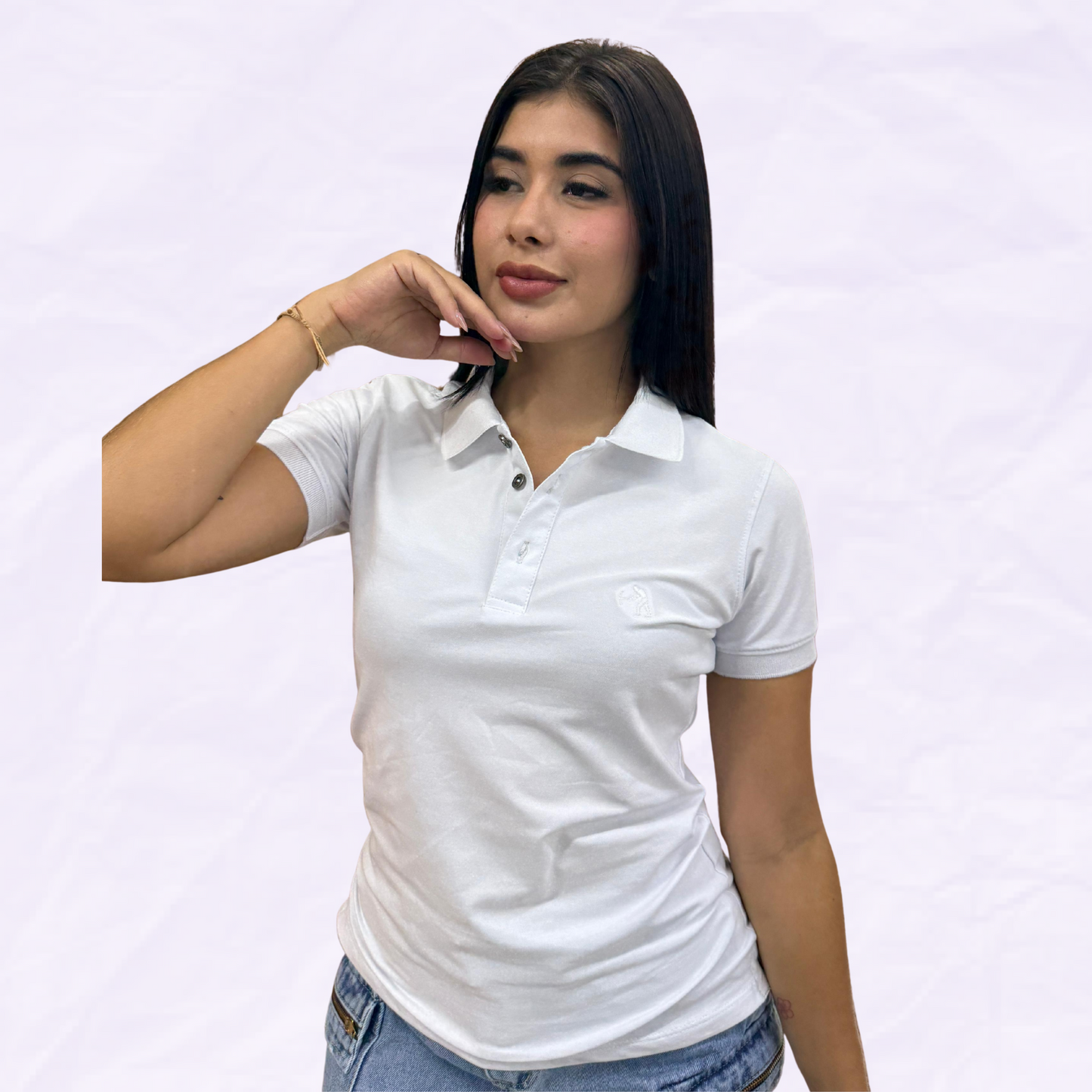 CAMISETA CUELLO MUJER - REF: 4557