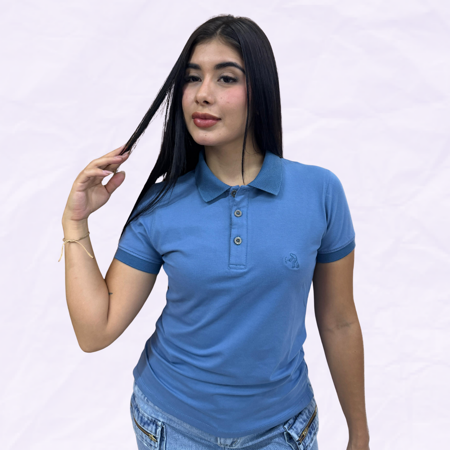 CAMISETA CUELLO MUJER - REF: 4557