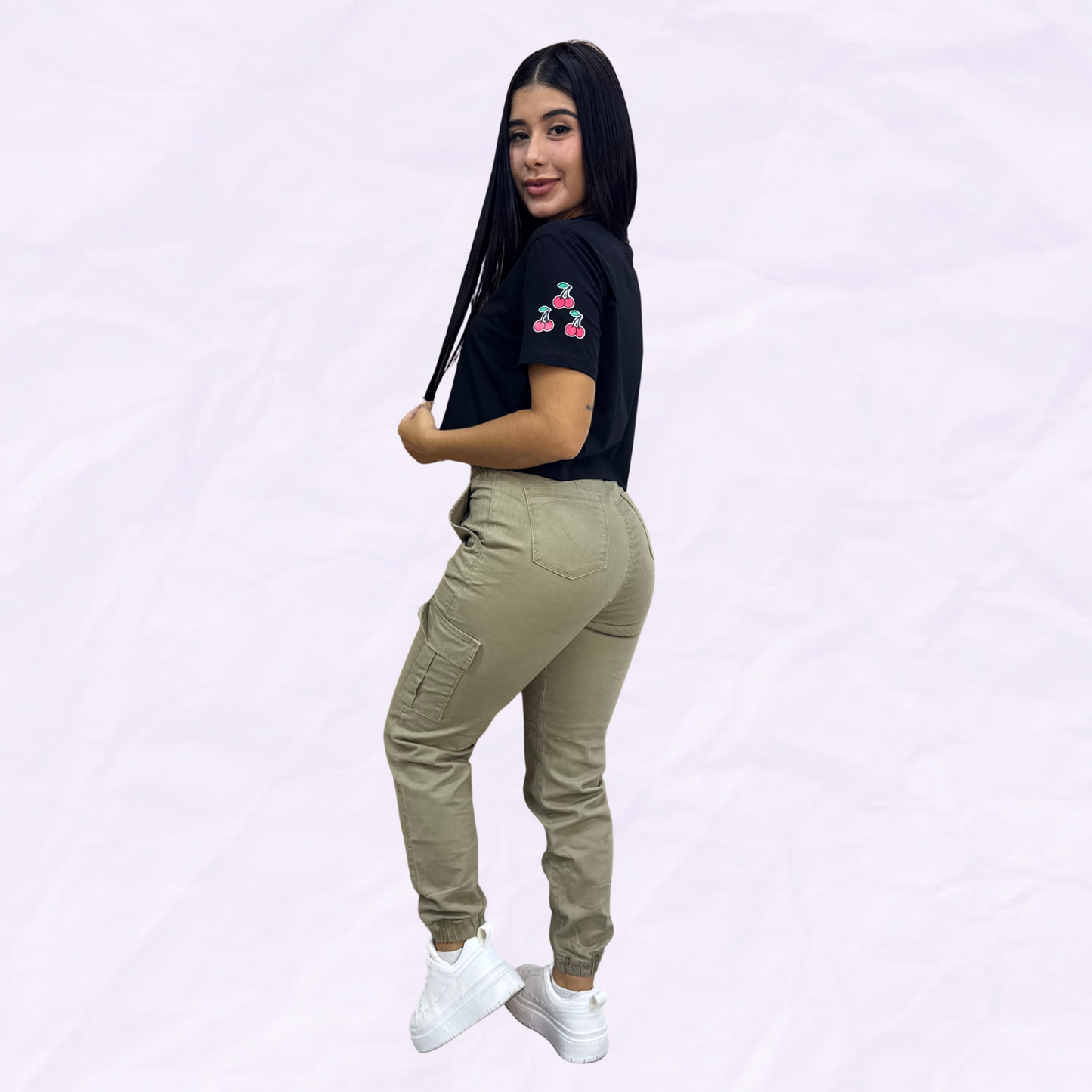 JOGGER DRILL FEMENINO - REF:40023