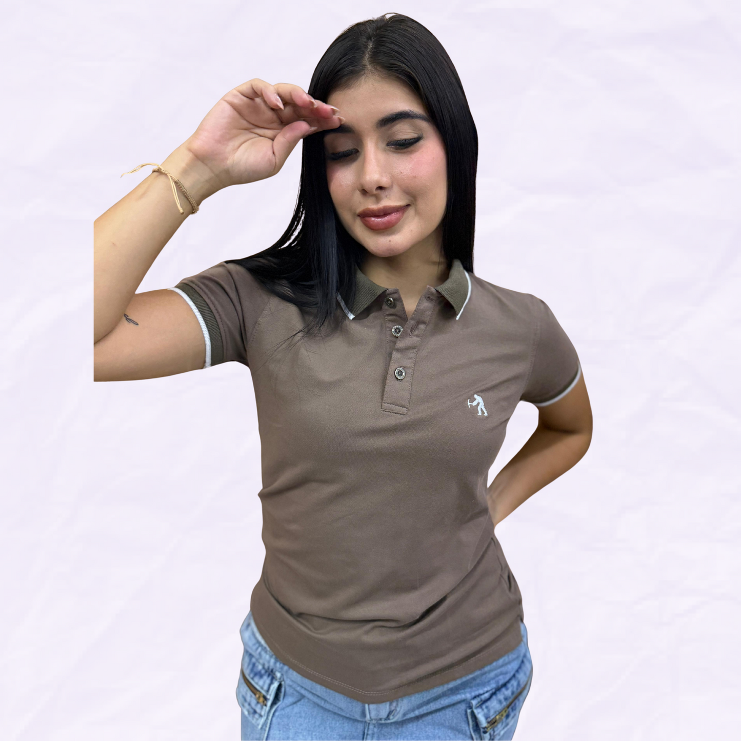 CAMISETA CUELLO MUJER - REF: 4560