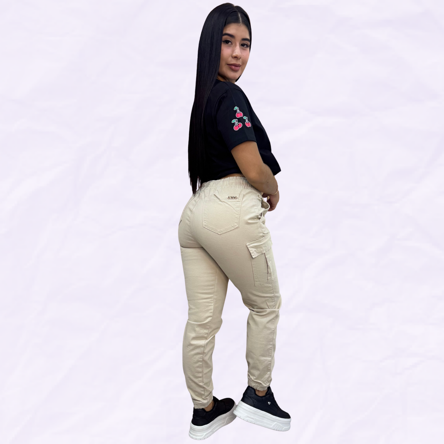JOGGER DRILL FEMENINO - REF: 40009
