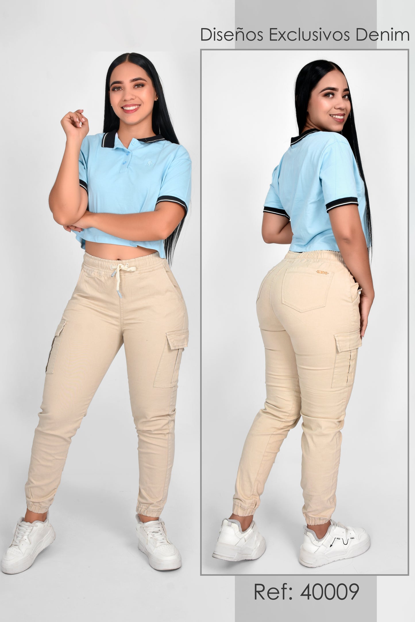 JOGGER DAMA CAQUI CLARO - REF 40009