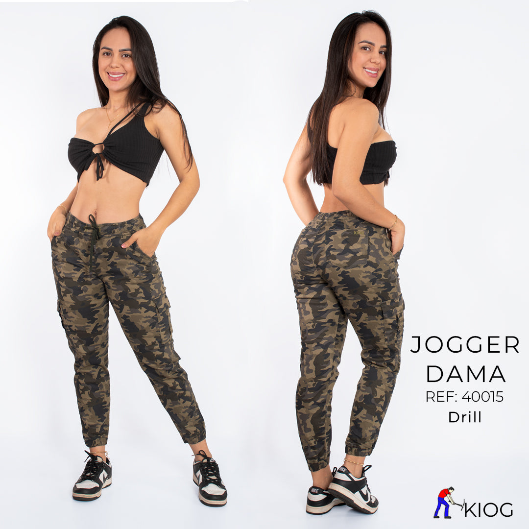 Jogger Femenino Militar Ref:40014