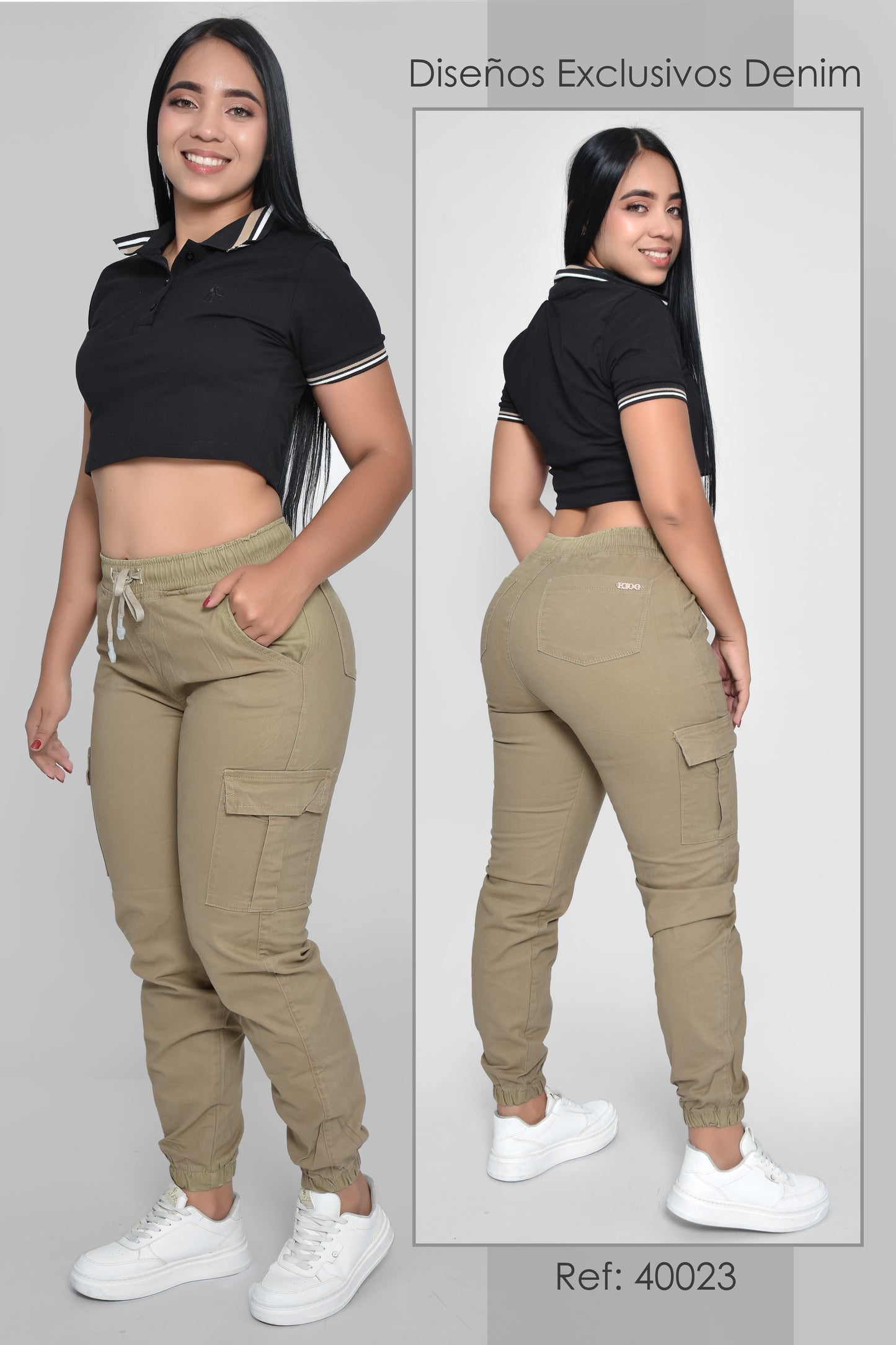JOGGER DAMA CAQUI VERDOSO- REF 40023