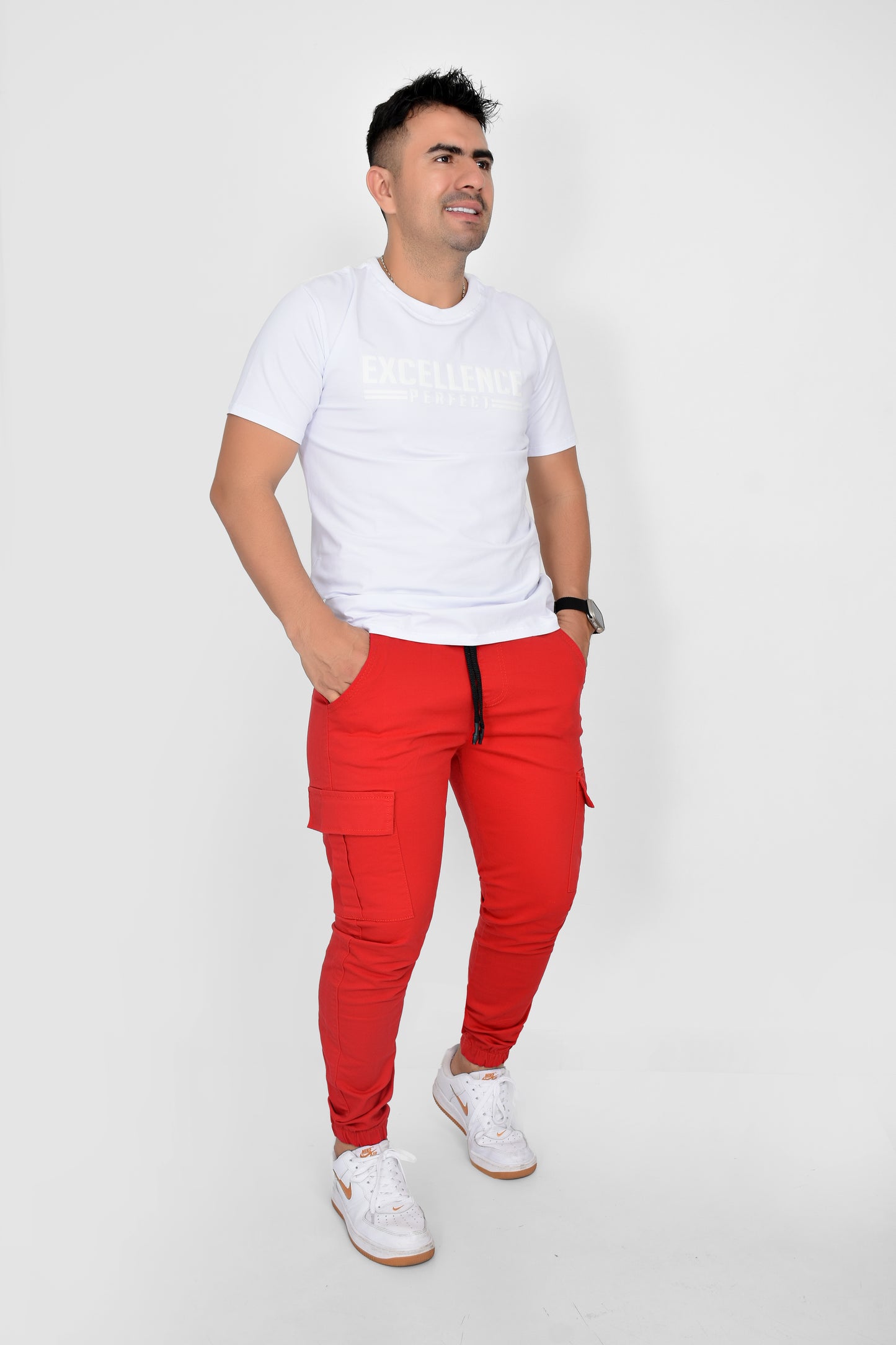 JOGGER CABALLERO ROJO - REF 40042