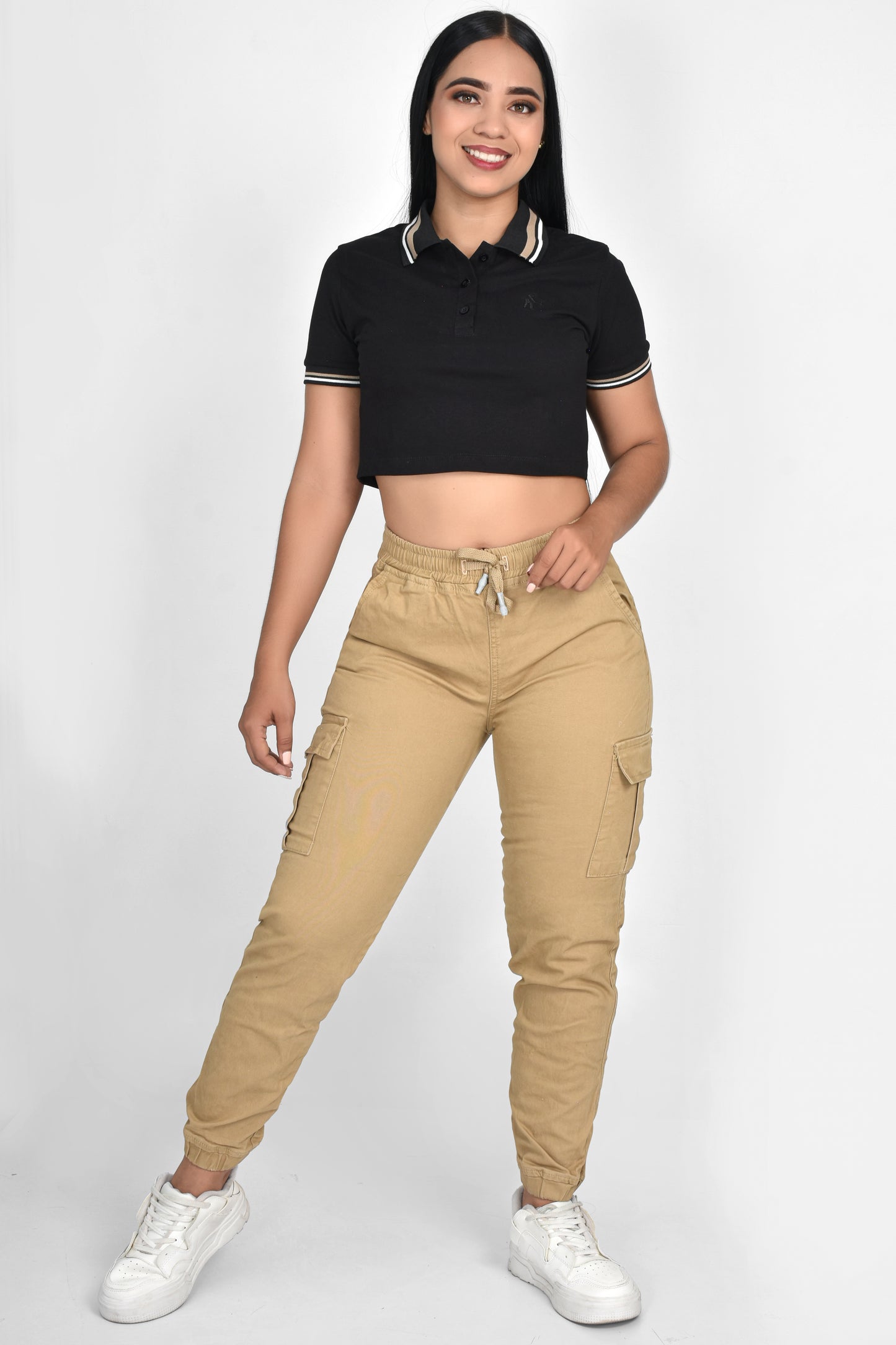 JOGGER DAMA CAQUI OSCURO - REF 40049