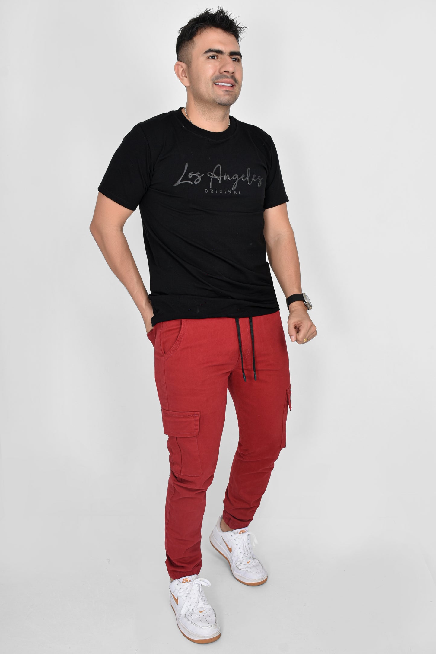 JOGGER CABALLERO VINOTINTO - REF 40098