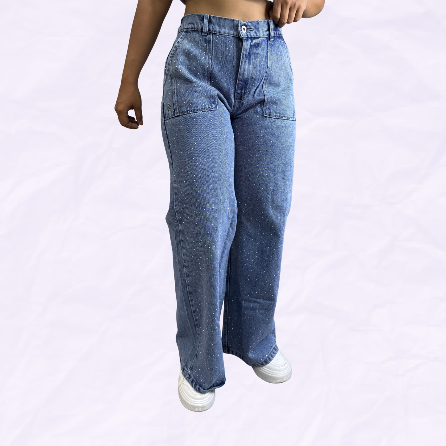 JEAN FLARED CON BRILLOS - REF 70682