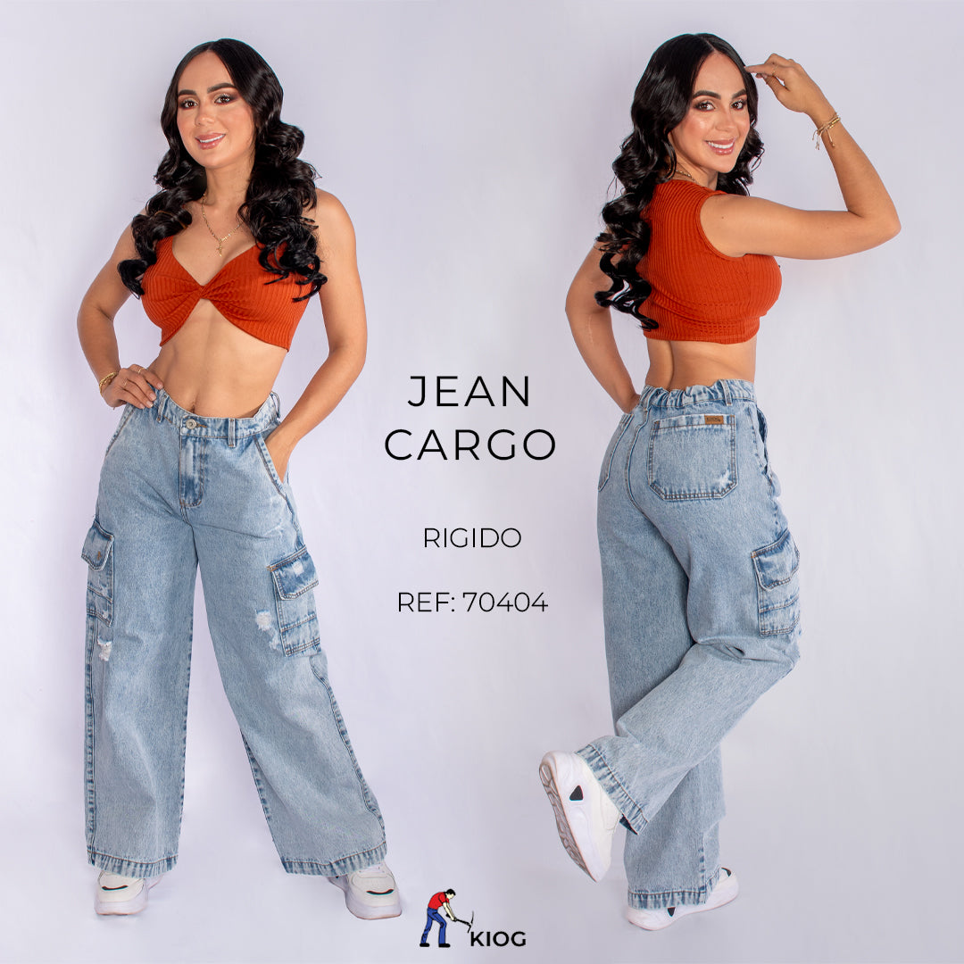 Jean Cargo Femenino Ref:70404
