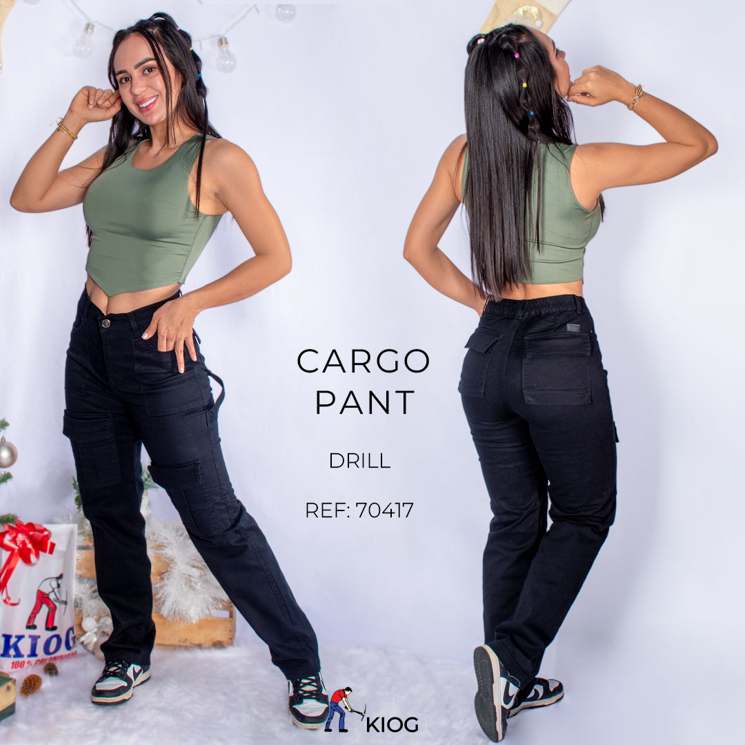 Pantalón Cargo Femenino Ref:70417