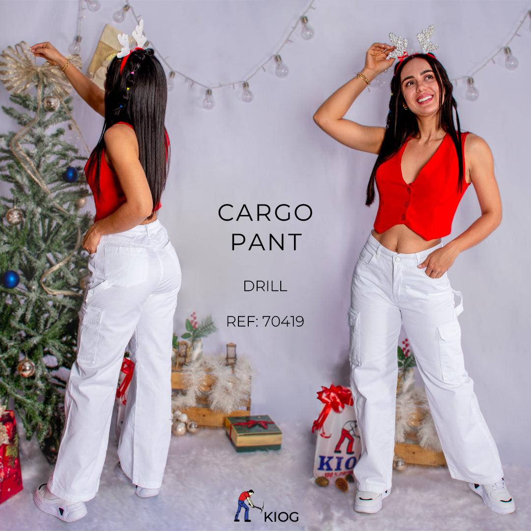 Pantalón Cargo Femenino Ref:70419