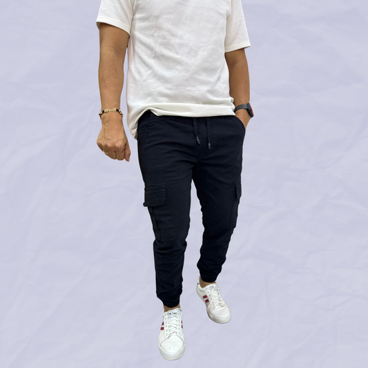 JOGGER DRILL NEGRO - REF: 40008