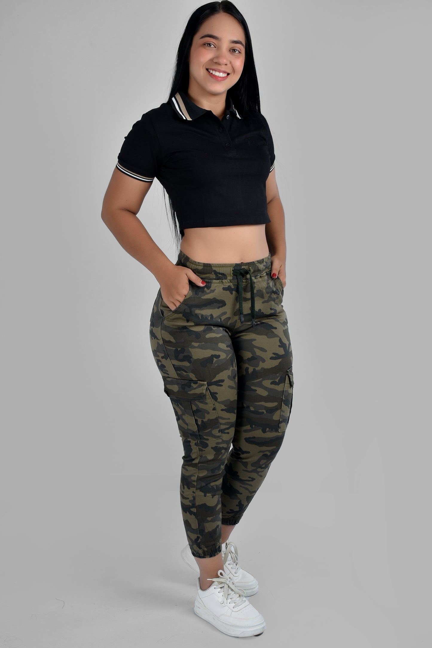 JOGGER DAMA MILITAR - REF 40015