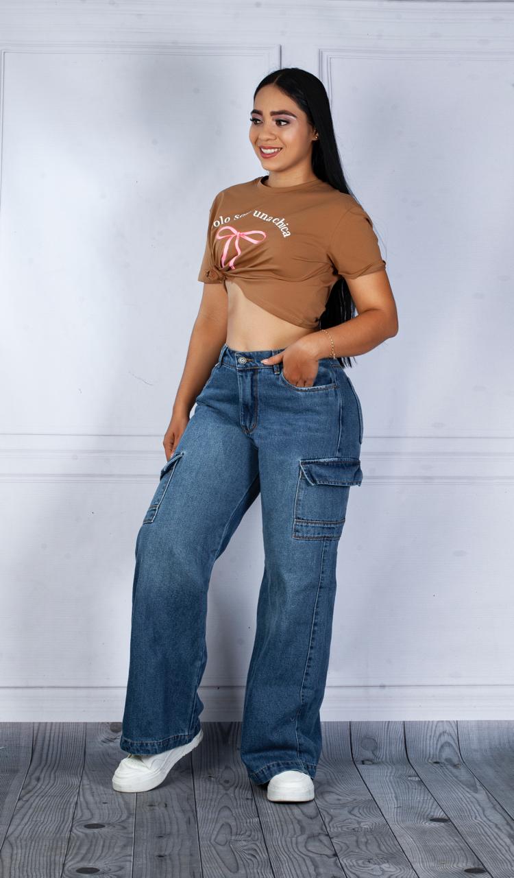 JEAN FLARED CARGO - 70739