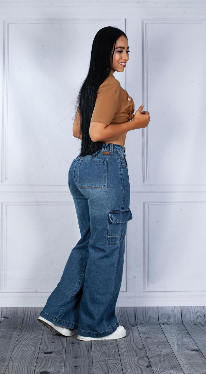 JEAN FLARED CARGO - 70739